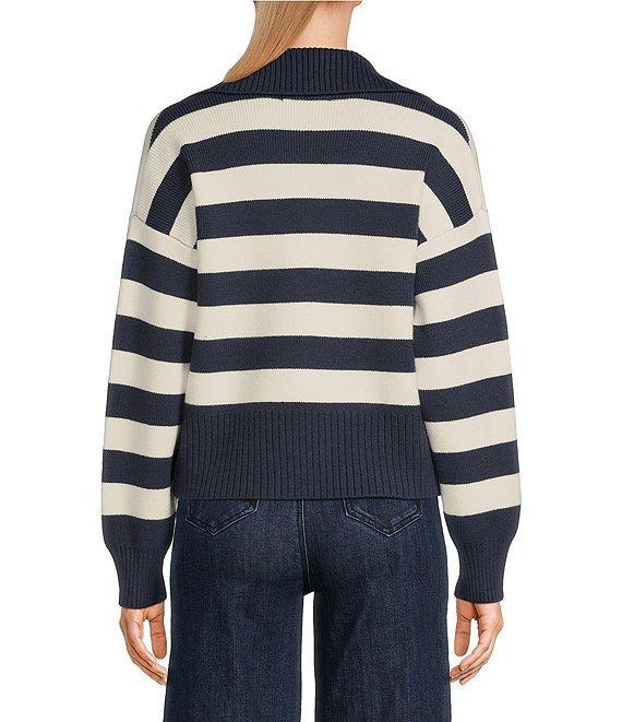 Copper Key Point Collar Striped Sweater Product Image