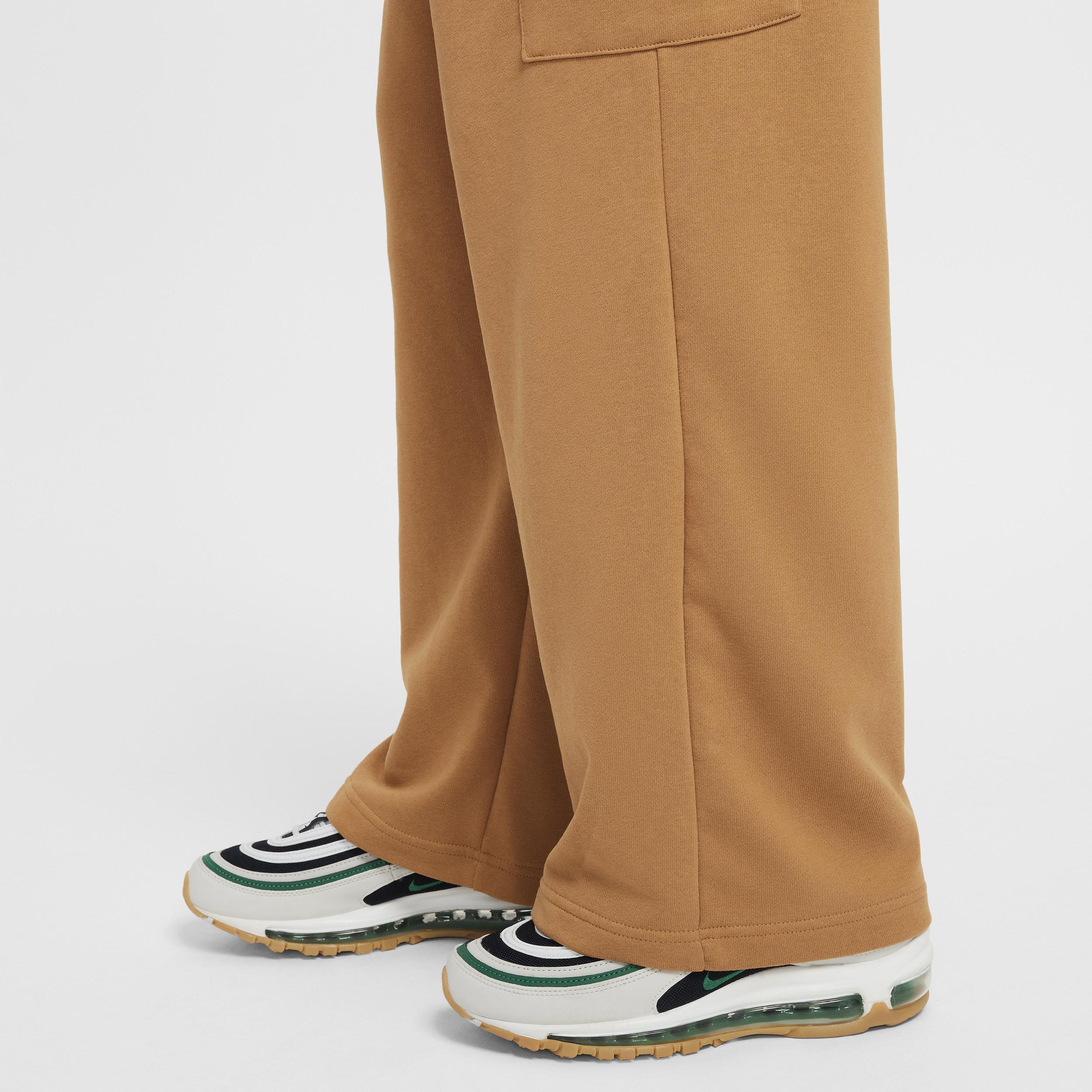 Women's Nike Sportswear Girls' Dri-FIT Oversized Fleece Pants Product Image