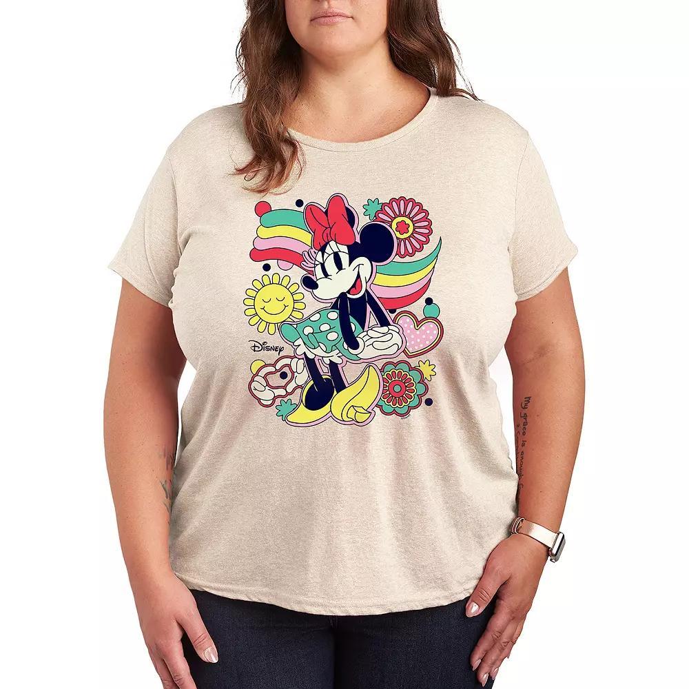 Disney's Minnie Mouse Plus Collage Graphic Tee, Women's,  Product Image