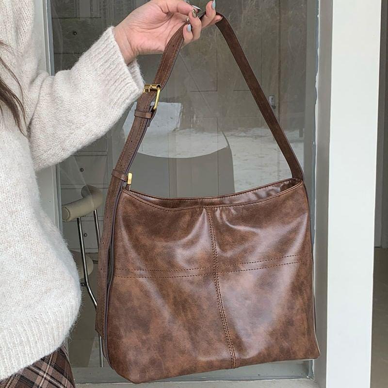 Faux Leather Crossbody Bag Product Image