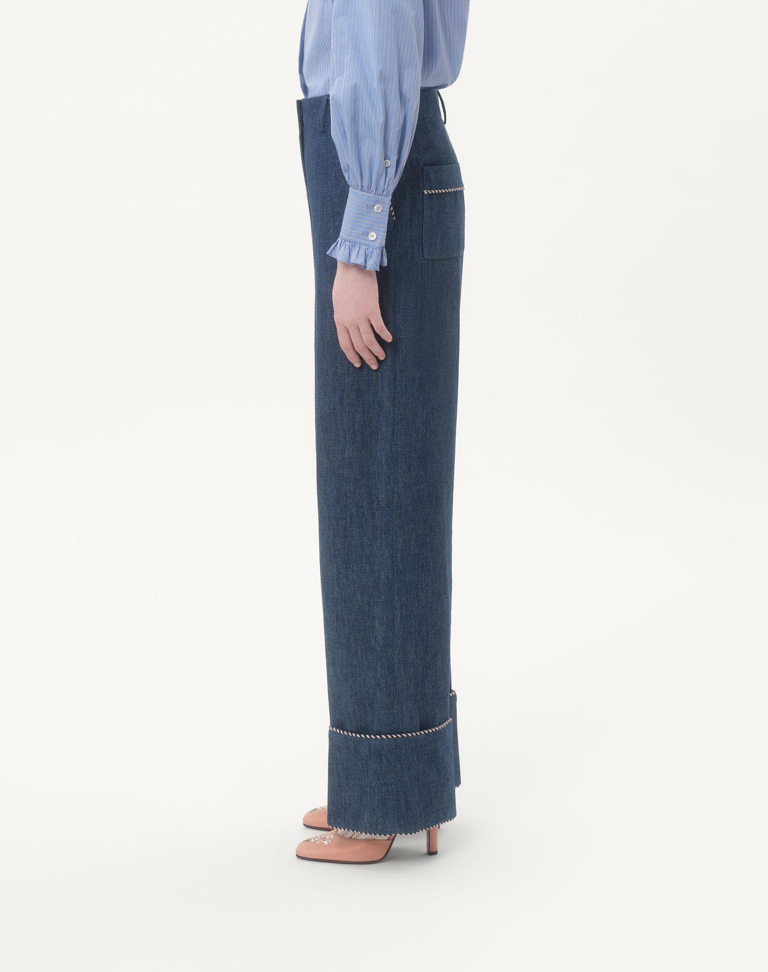 Denim Chambray Pants Product Image