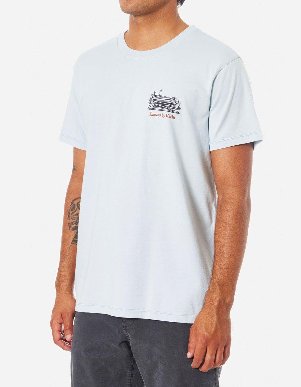 KATIN Corky Mens Tee - LIGHT BLUE Product Image