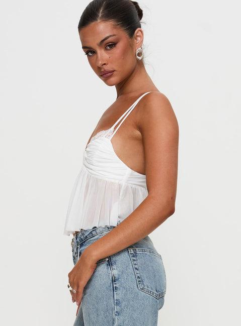 Corella Top White Product Image