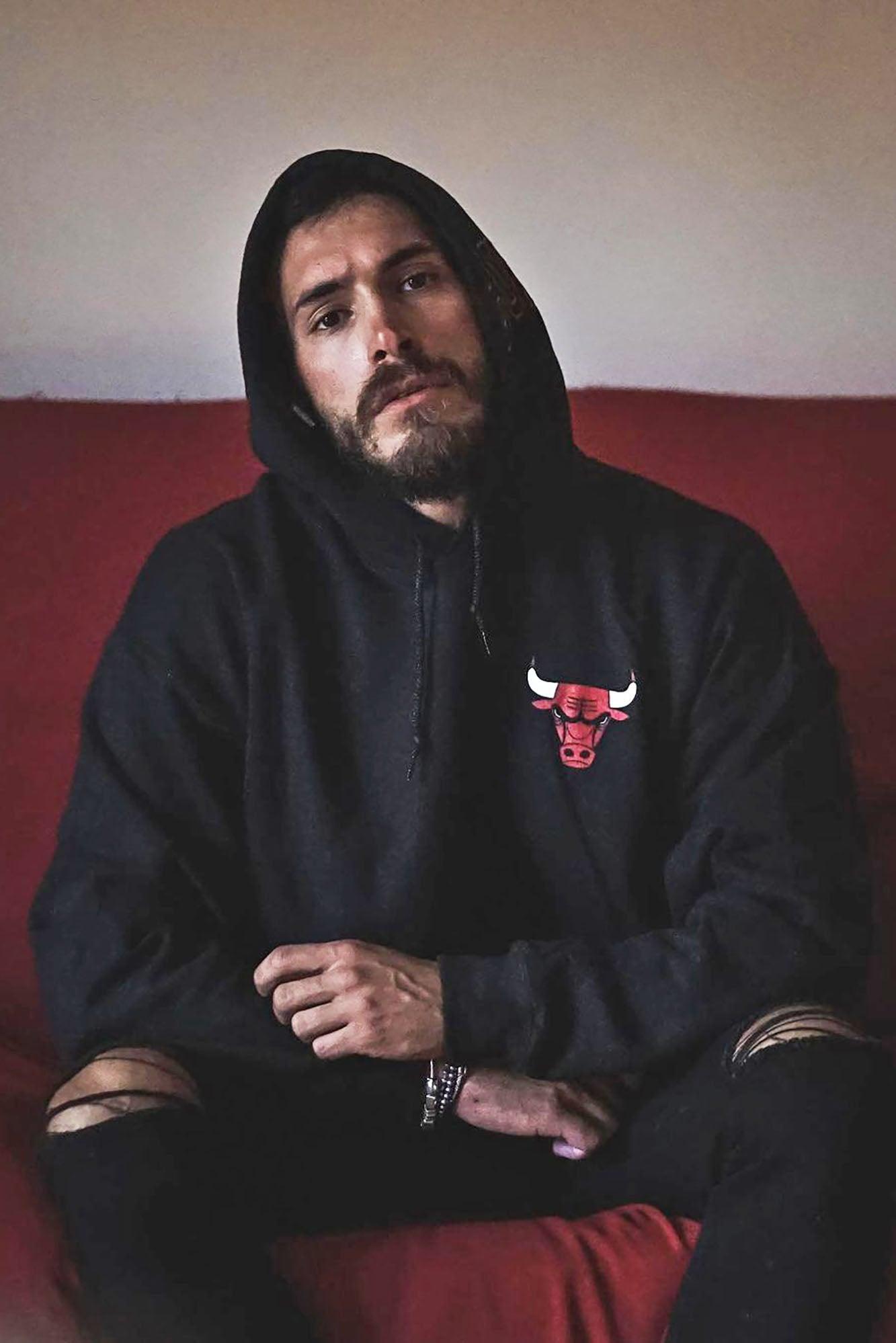 Chill Out Chicago Bulls Hoodie - Black Product Image
