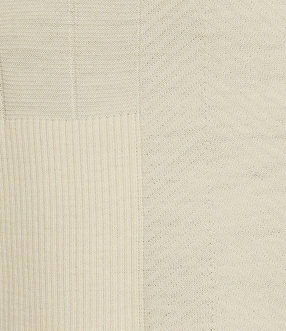 Murano Solid Performance Textured Crew Neck Sweater Product Image