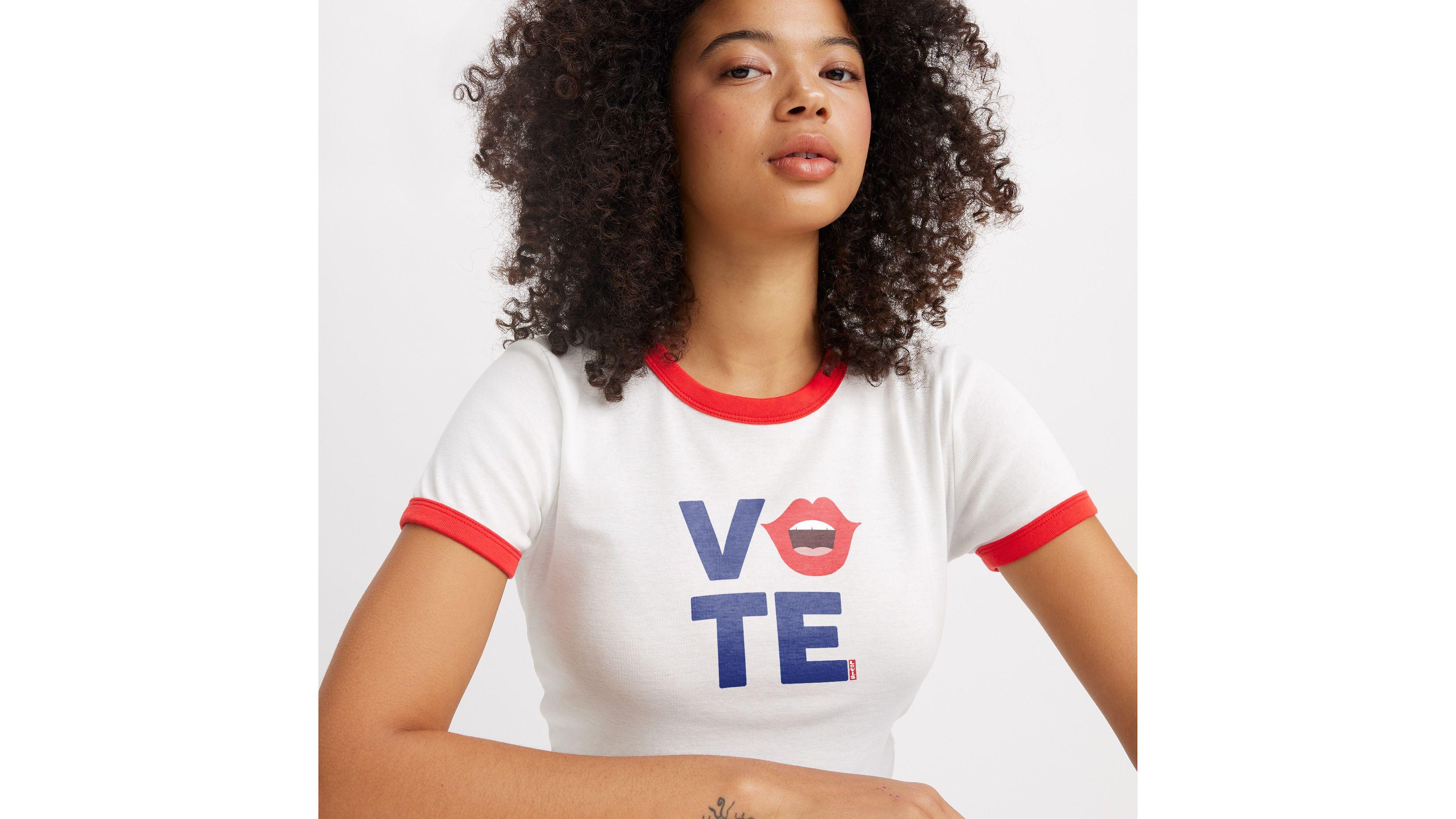 Levi's® Vote Ringer Mini T-Shirt Product Image