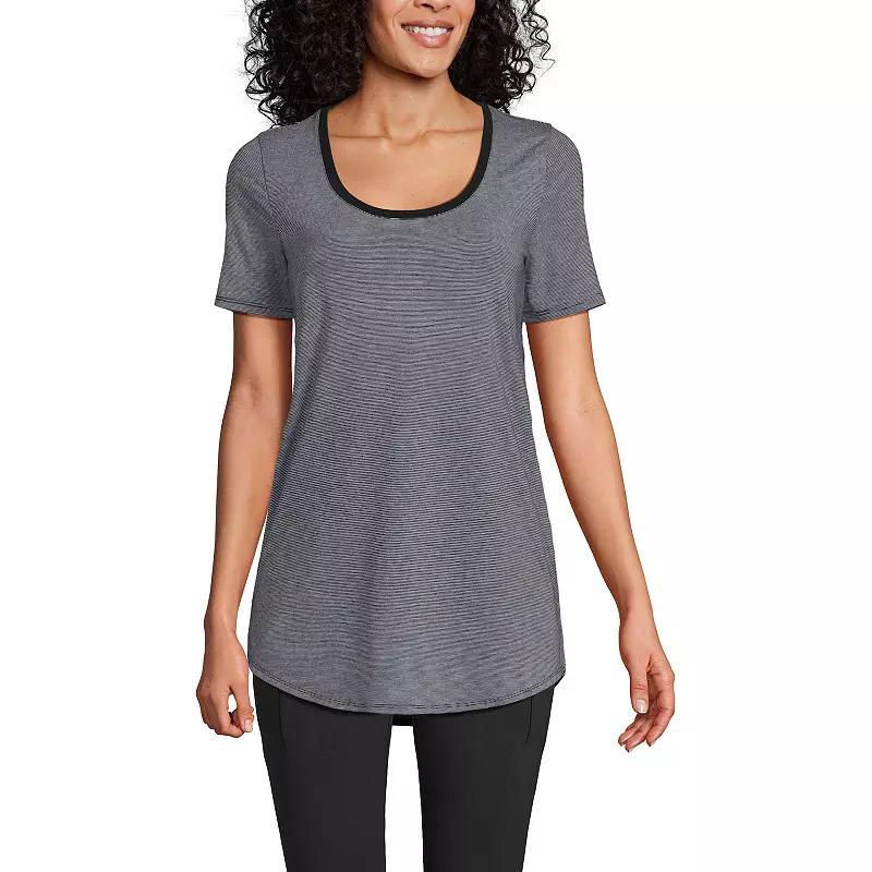 Women’s Lands' End Short Sleeve Tunic T-Shirt, Women's,  Product Image
