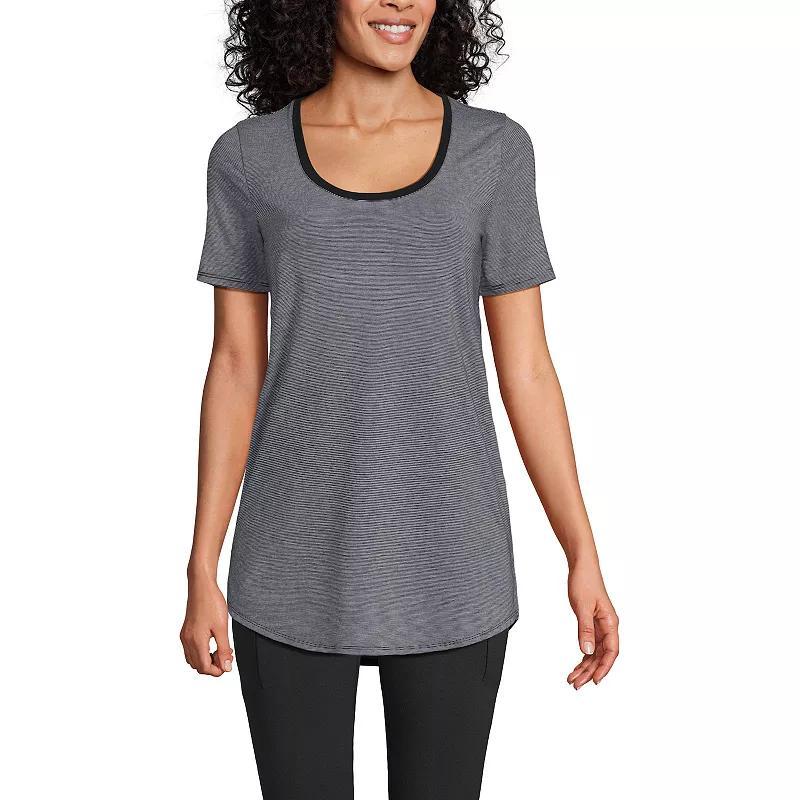 Women’s Lands' End Short Sleeve Tunic T-Shirt, Women's,  Product Image