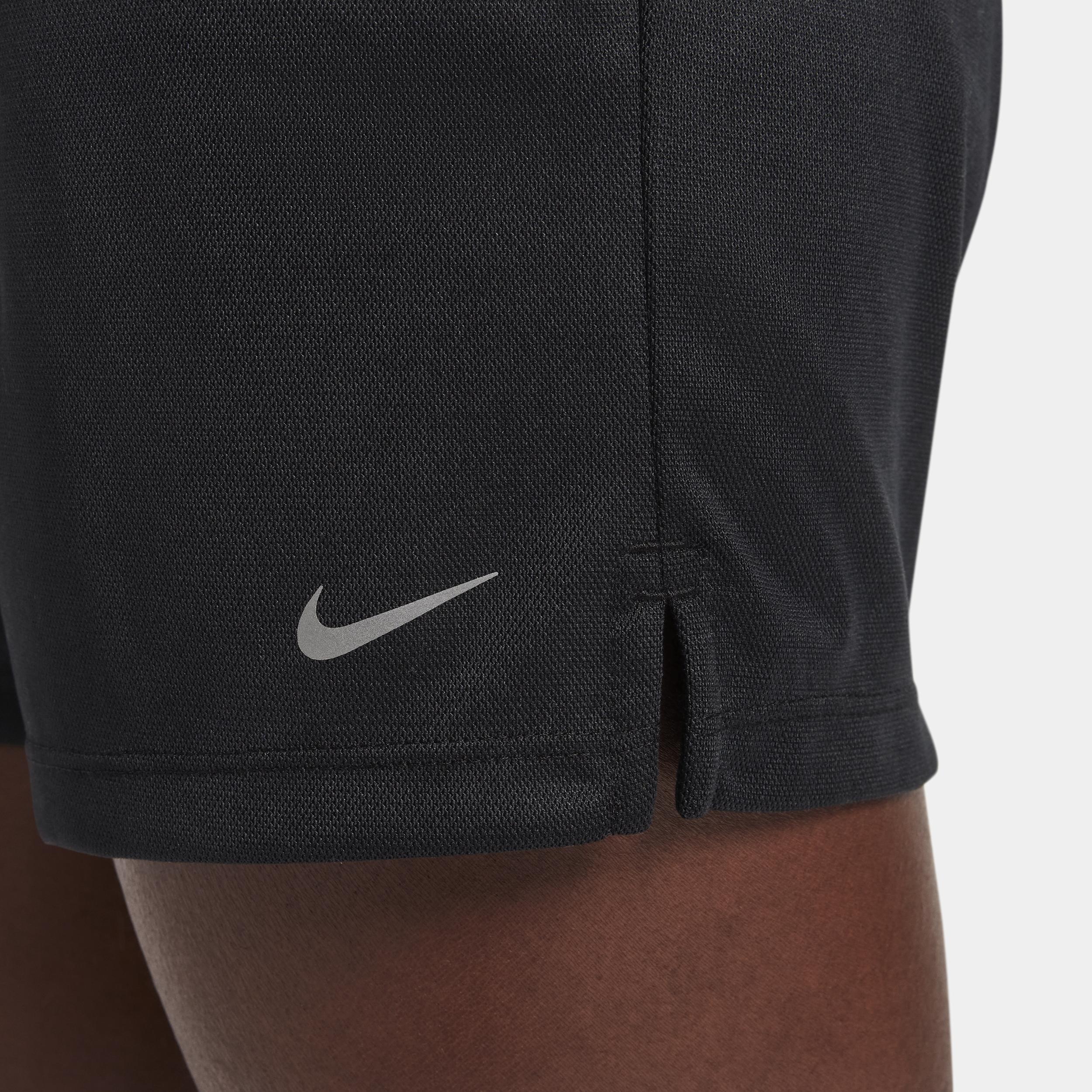 Nike Womens Attack Dri-FIT Fitness Mid-Rise 5 Unlined Shorts | DX6024-010 Product Image