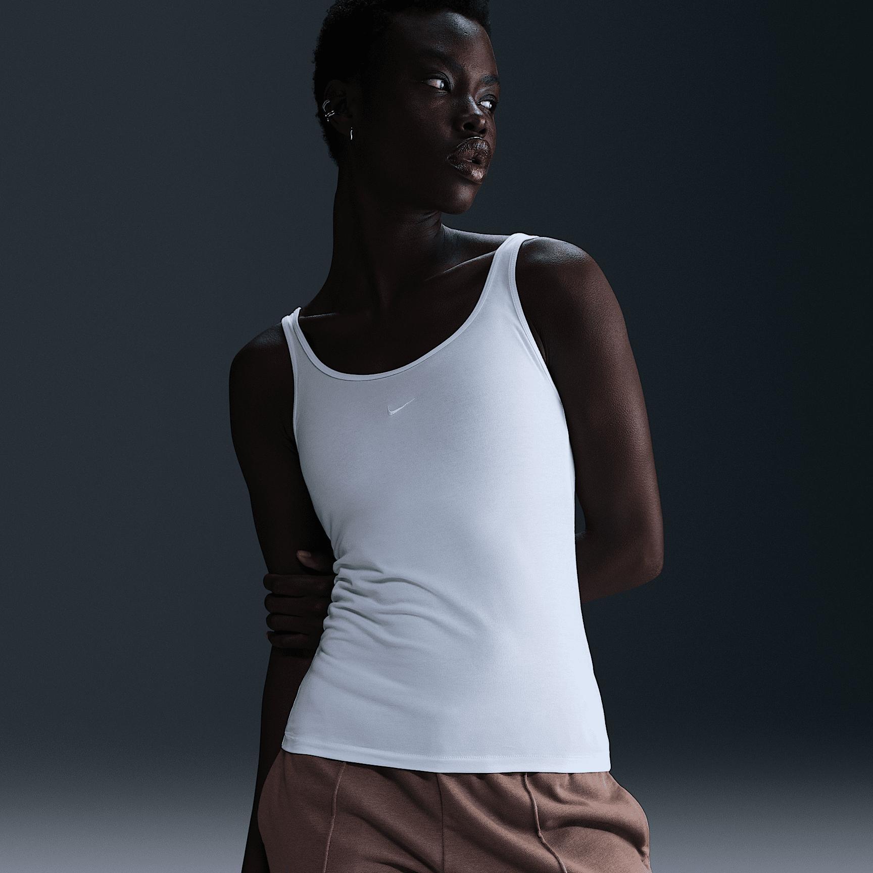Womens Nike Sportswear Chill Knit Tank Top | FZ1457-423 Product Image