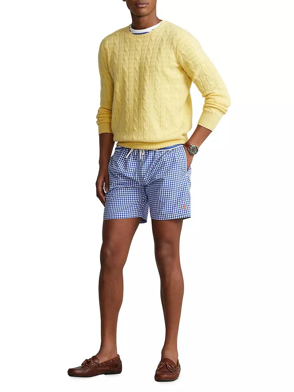 Checkered Swim Shorts Product Image