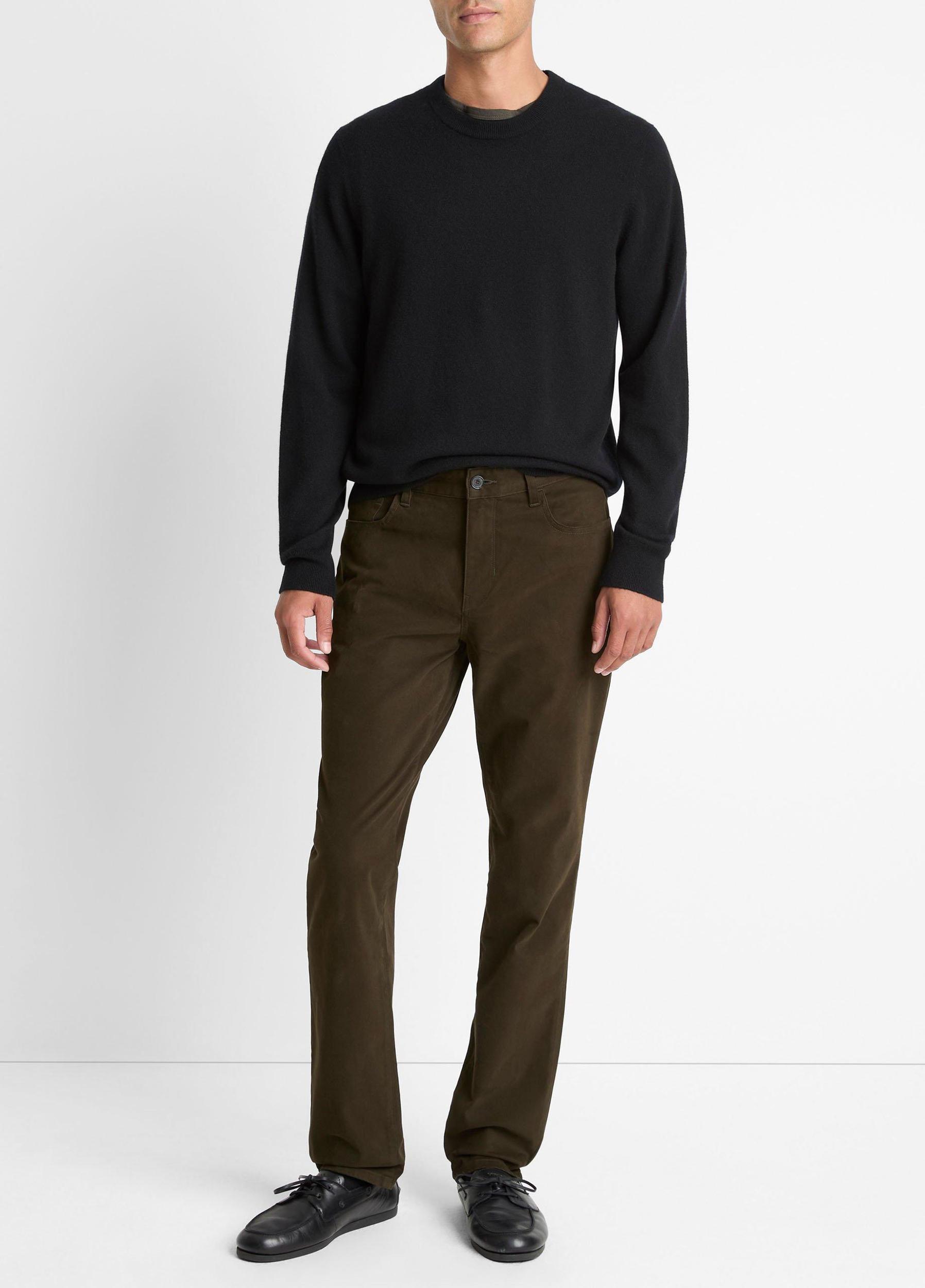 Dylan Slim 5-Pocket Peached Stretch-Cotton Pant Product Image
