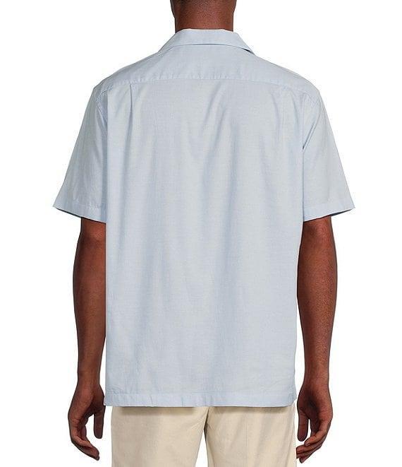 Daniel Cremieux Signature Label Lyocell-Cotton Short Sleeve Woven Camp Shirt Product Image