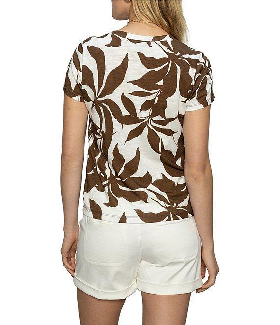 Sanctuary The Perfect Tee Crew Neck Printed Short Sleeve Top Product Image