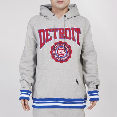 Pro Standard Mens Pistons Crest Emblem Fleece P/O Hoodie Product Image