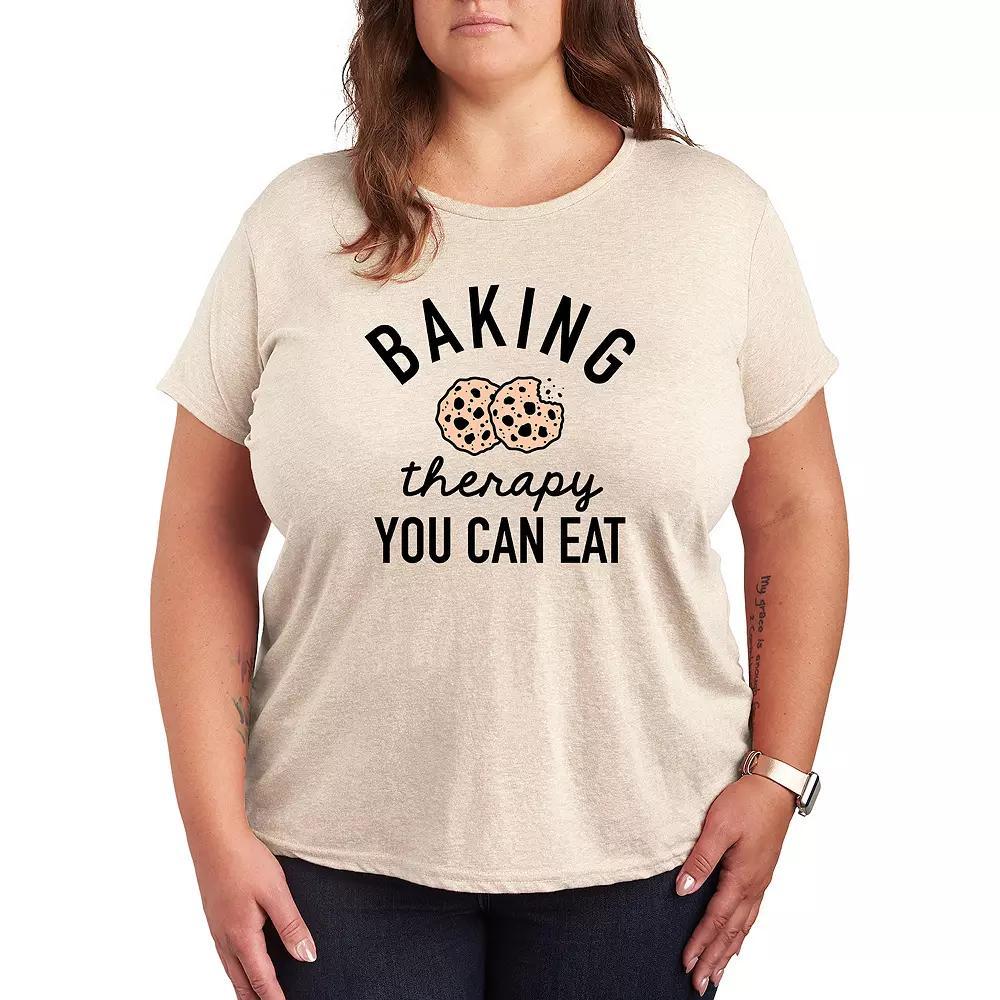 Plus Baking Therapy Graphic Tee, Women's,  Product Image