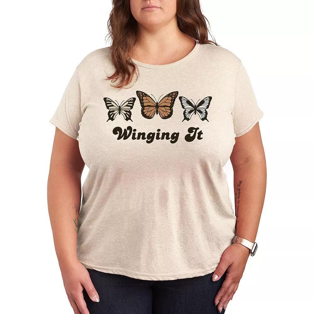 Plus Winging It Graphic Tee, Women's,  Product Image