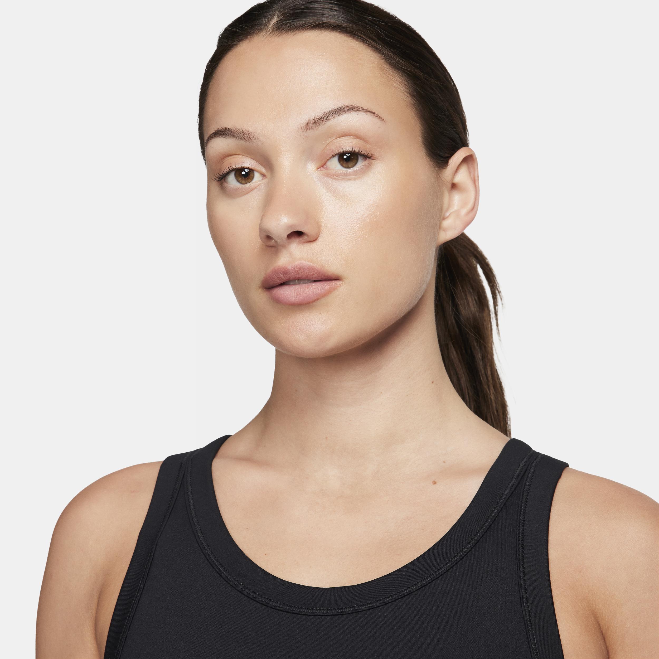 Nike One Fitted Women's Dri-FIT Strappy Cropped Tank Top Product Image