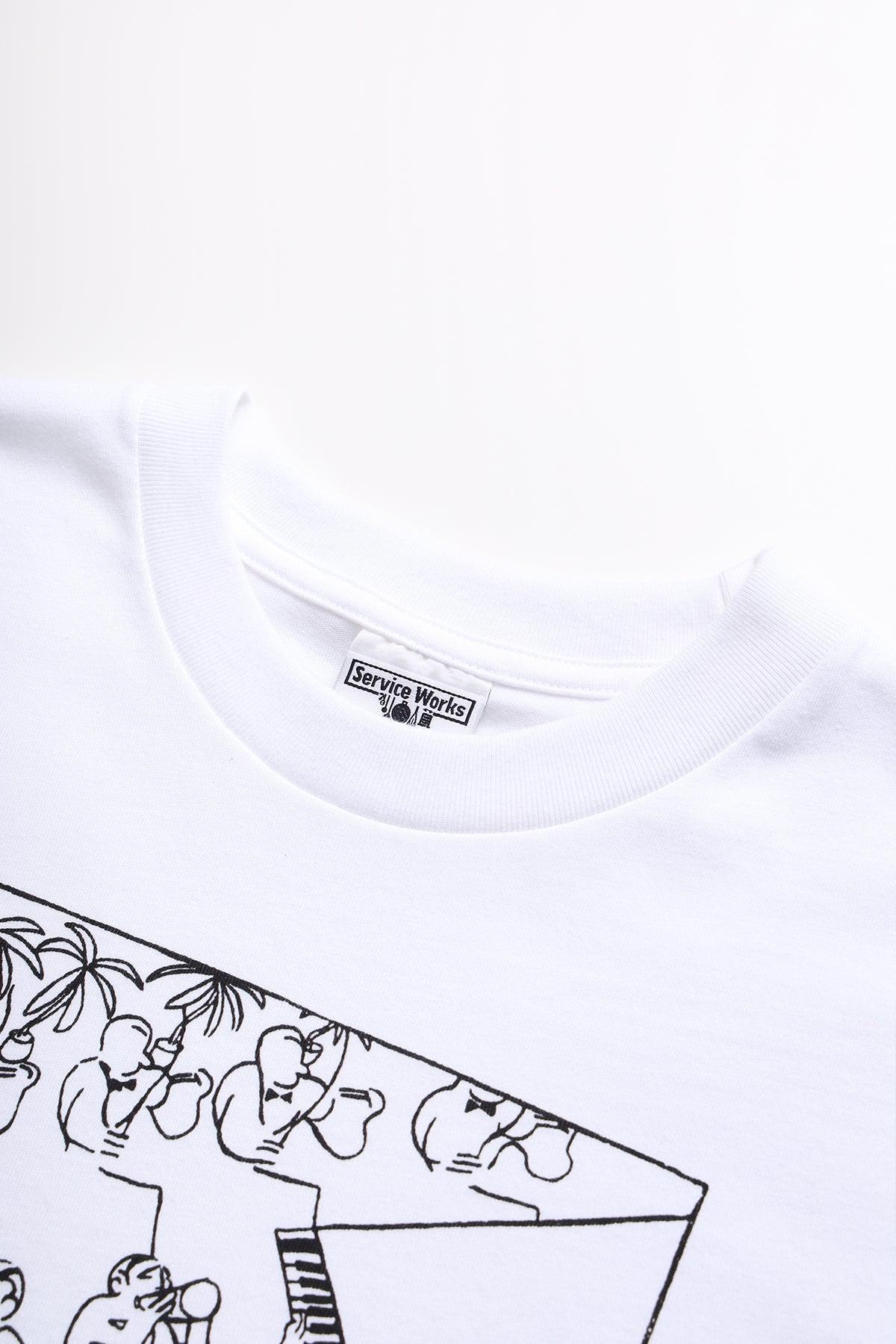Service Works - Bebop Tee - White Product Image