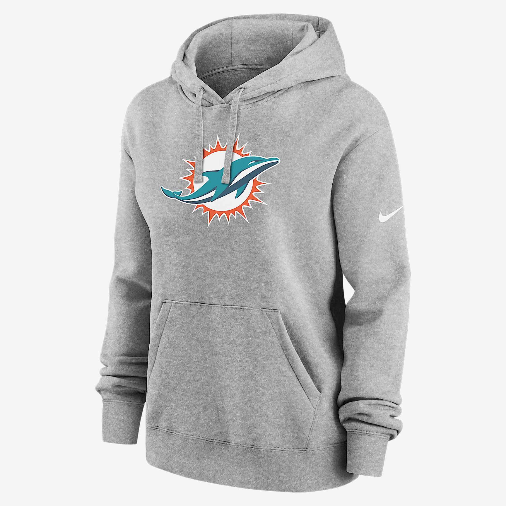 Miami Dolphins Club Nike Womens NFL Pullover Hoodie | 00Z506G9P-LT3 Product Image