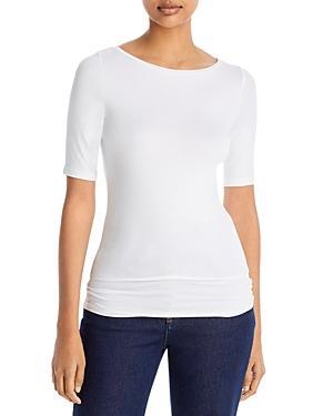 Womens Soft-Touch Boatneck Tee Product Image