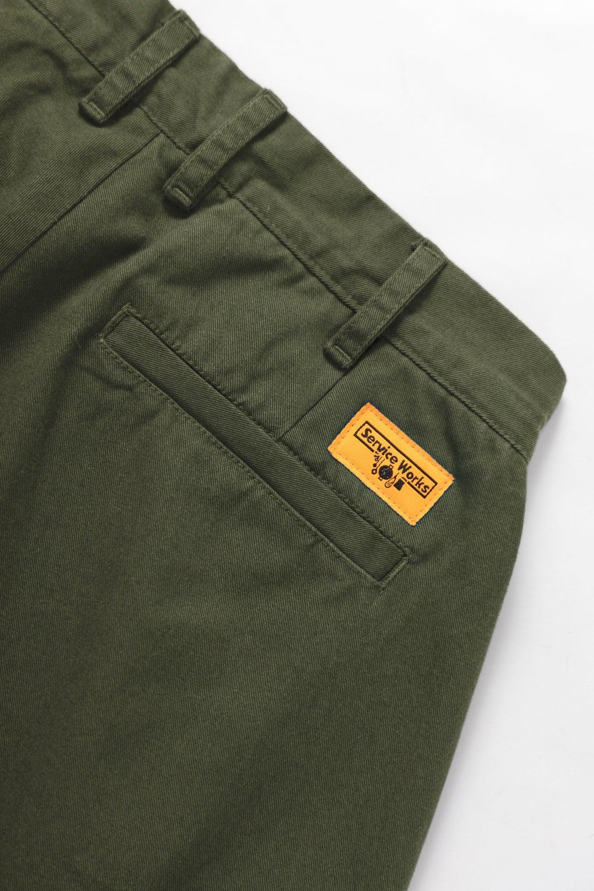 Drill Part Timer Shorts - Olive Product Image