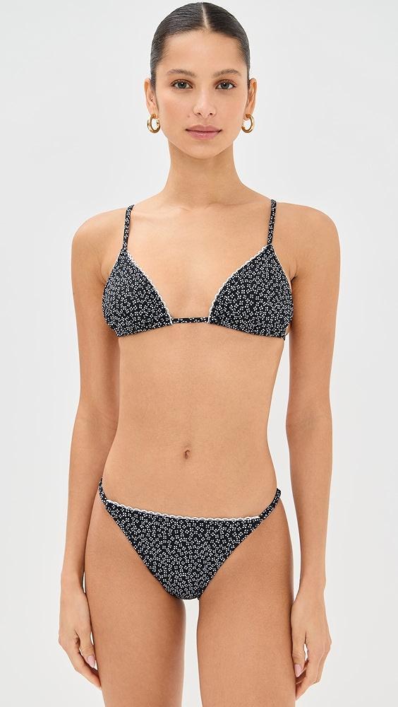 STAUD Sisley String Bikini Bottoms | Shopbop Product Image