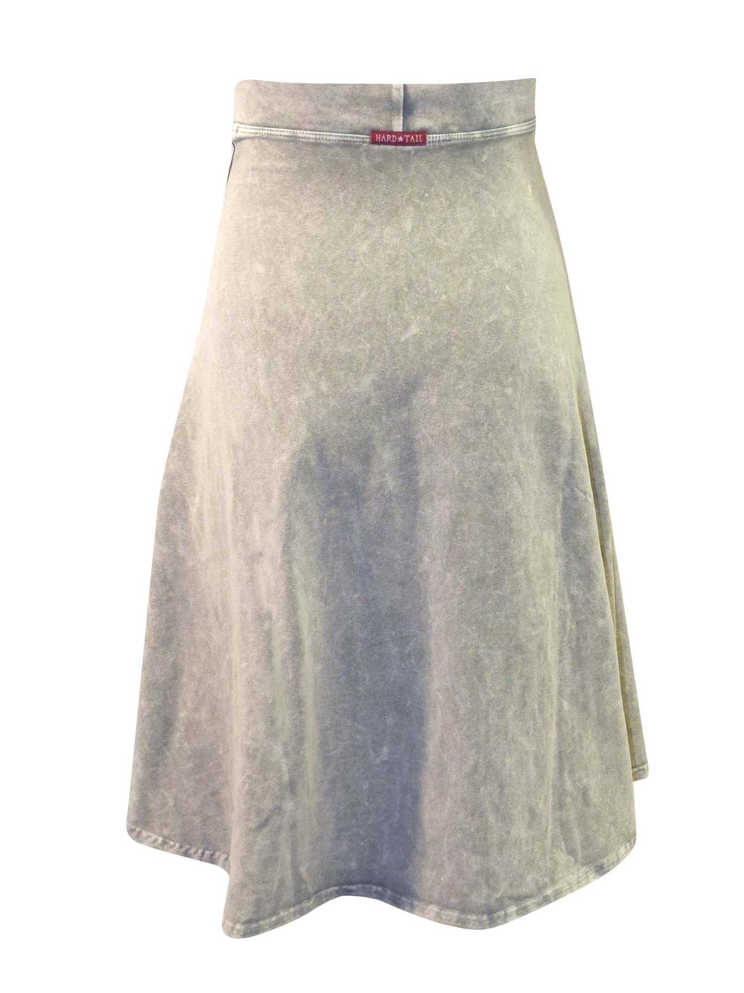 Hard Tail Easy Flare Knee Skirt W-646 Product Image