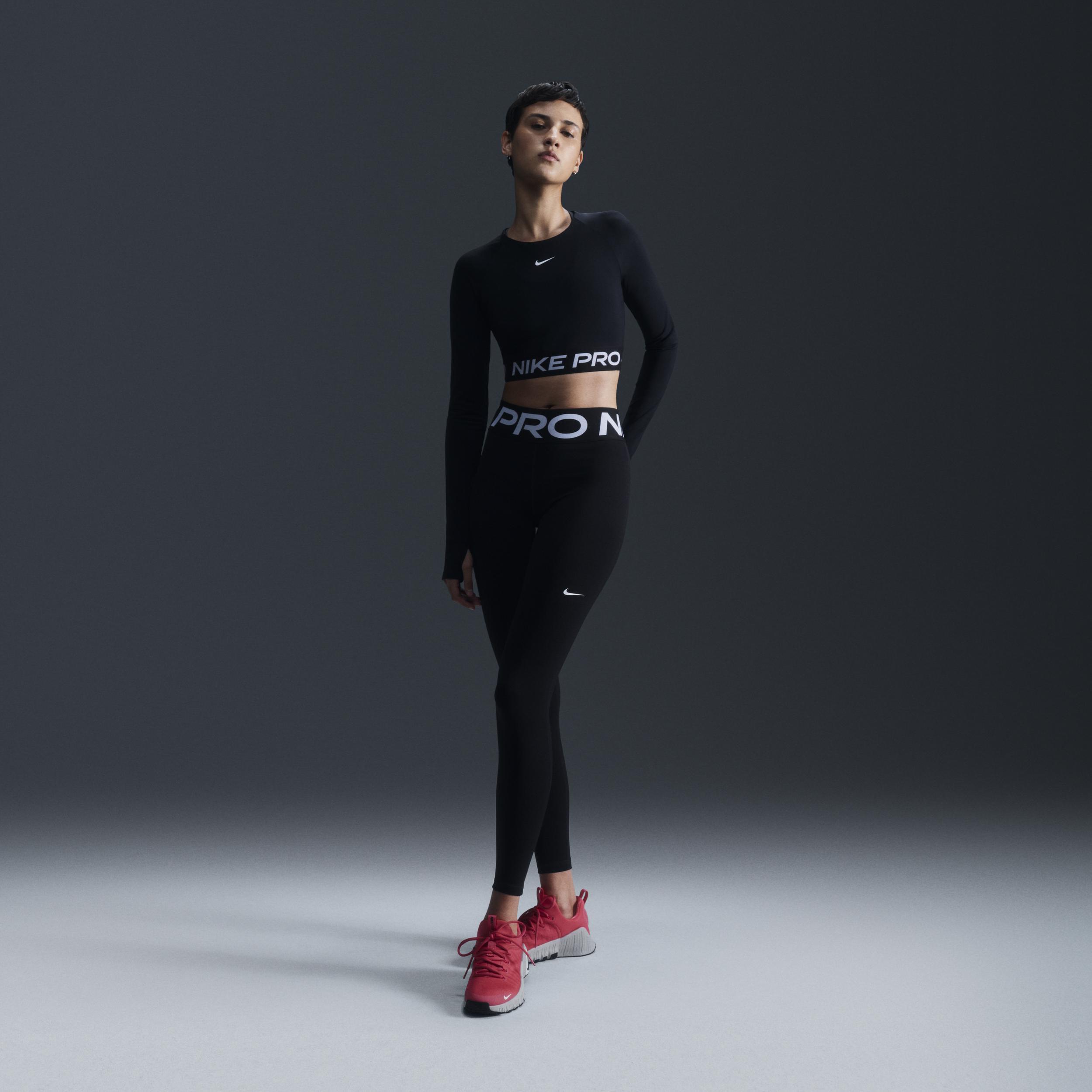 Nike Pro Women's Dri-FIT Cropped Long-Sleeve Top Product Image