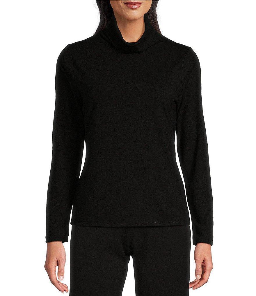 Investments Knit Long Sleeve Turtle Neck Top Product Image