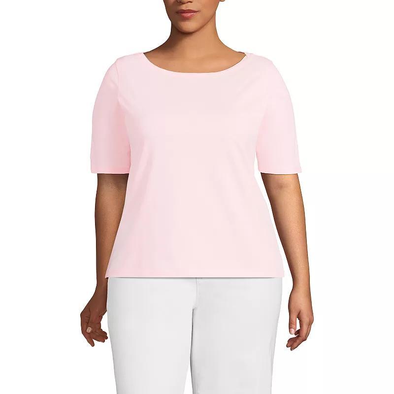 Plus Size Lands End Supima Top, Womens Product Image