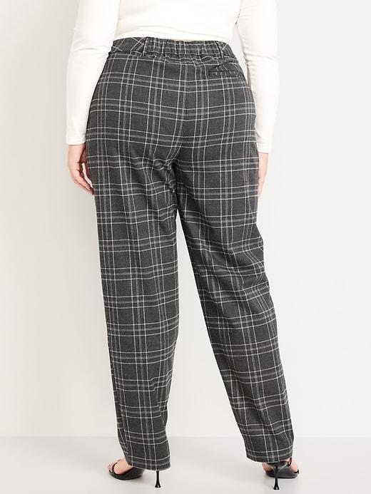 Extra High-Waisted Taylor Trouser Straight Pants Product Image