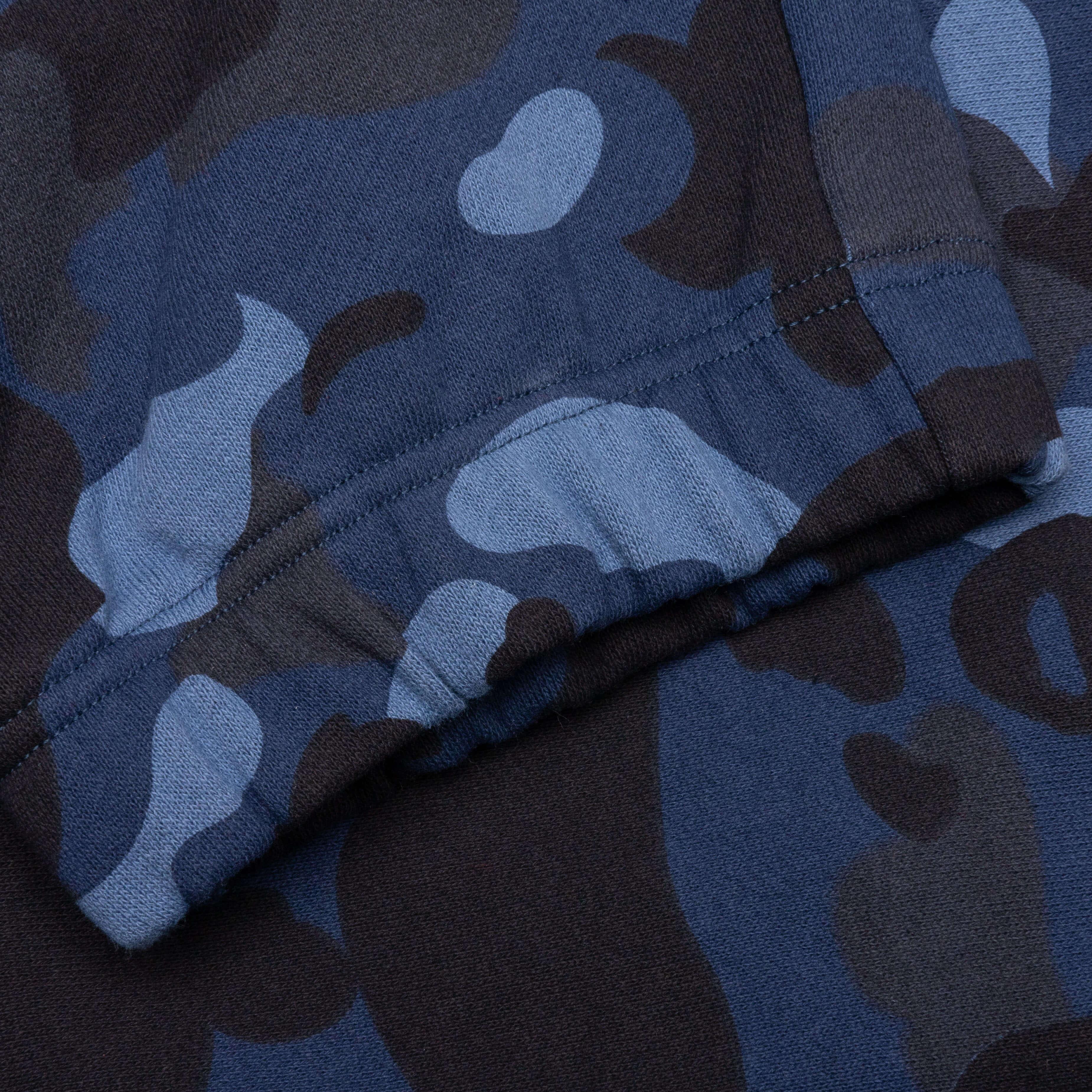 Color Camo Wide Fit Sweat Pants - Navy Male Product Image