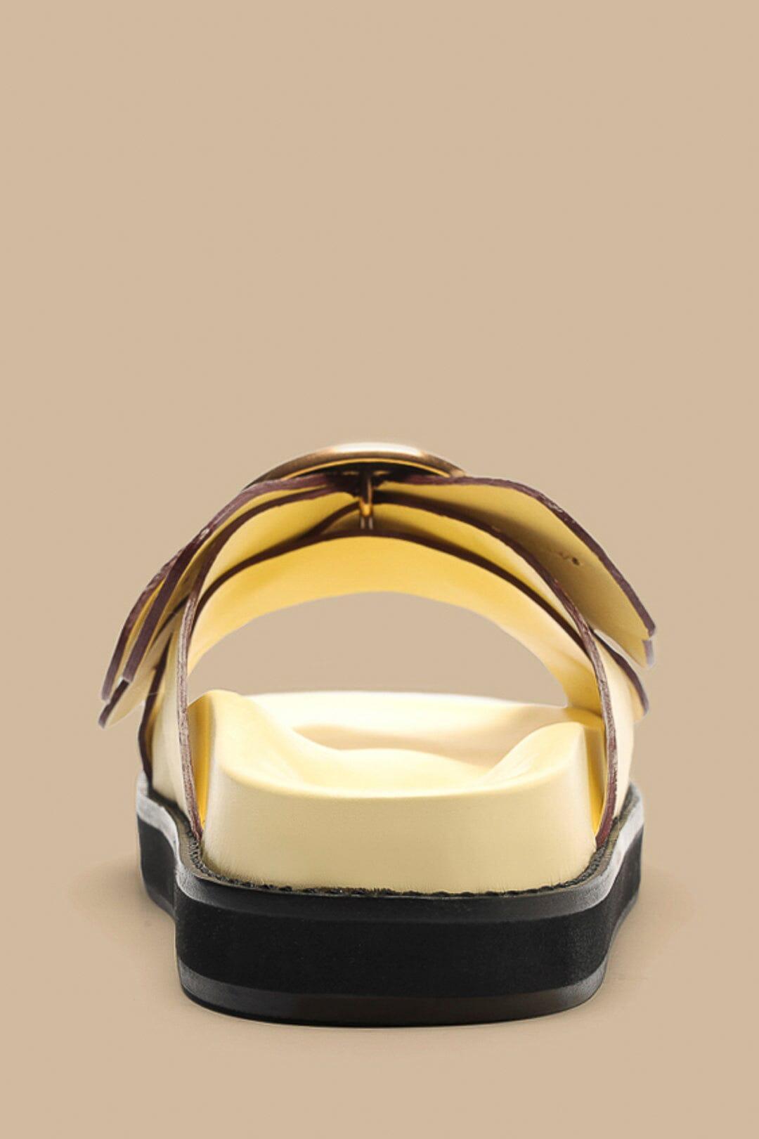 Banana Yellow Daisy Slide Sandal Product Image