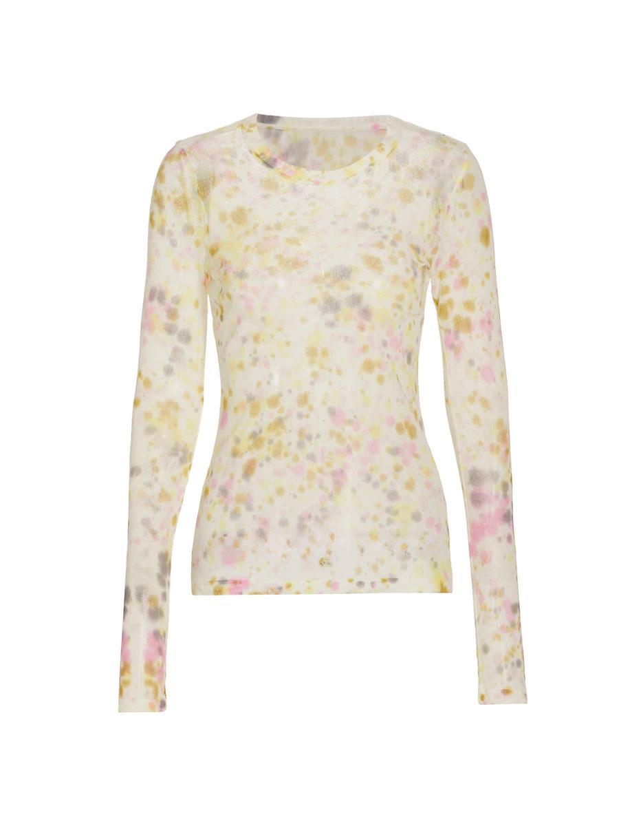 Womens Liza Hand Painted Long-Sleeve T-shirt Product Image