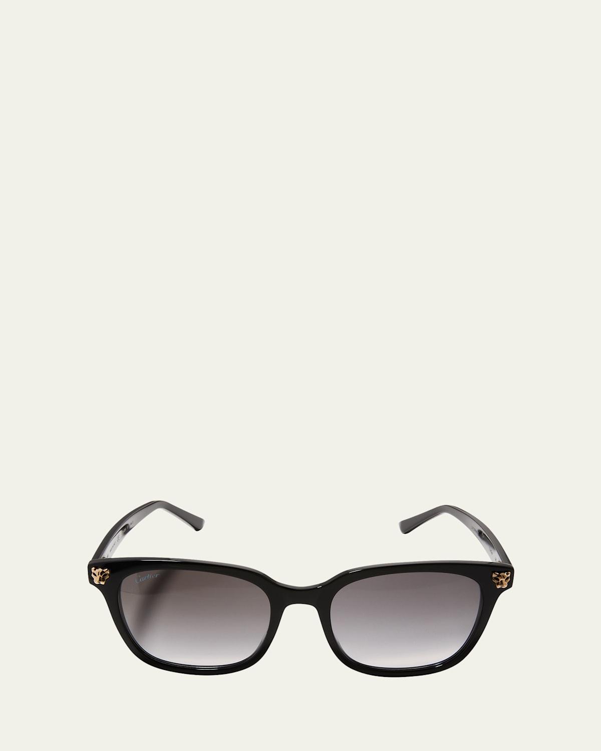 Mens Panthre Square Acetate Sunglasses Product Image