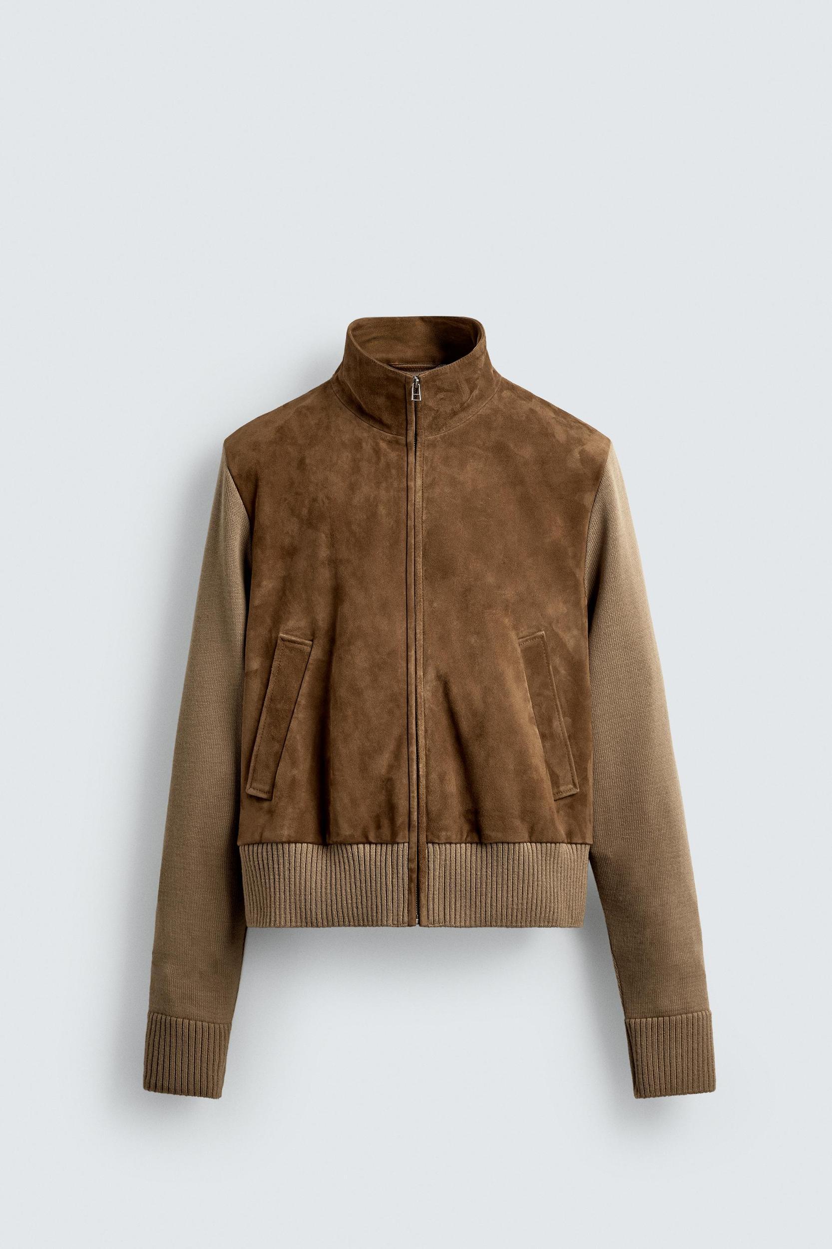 LIMITED EDITION COMBINATION LEATHER JACKET Product Image