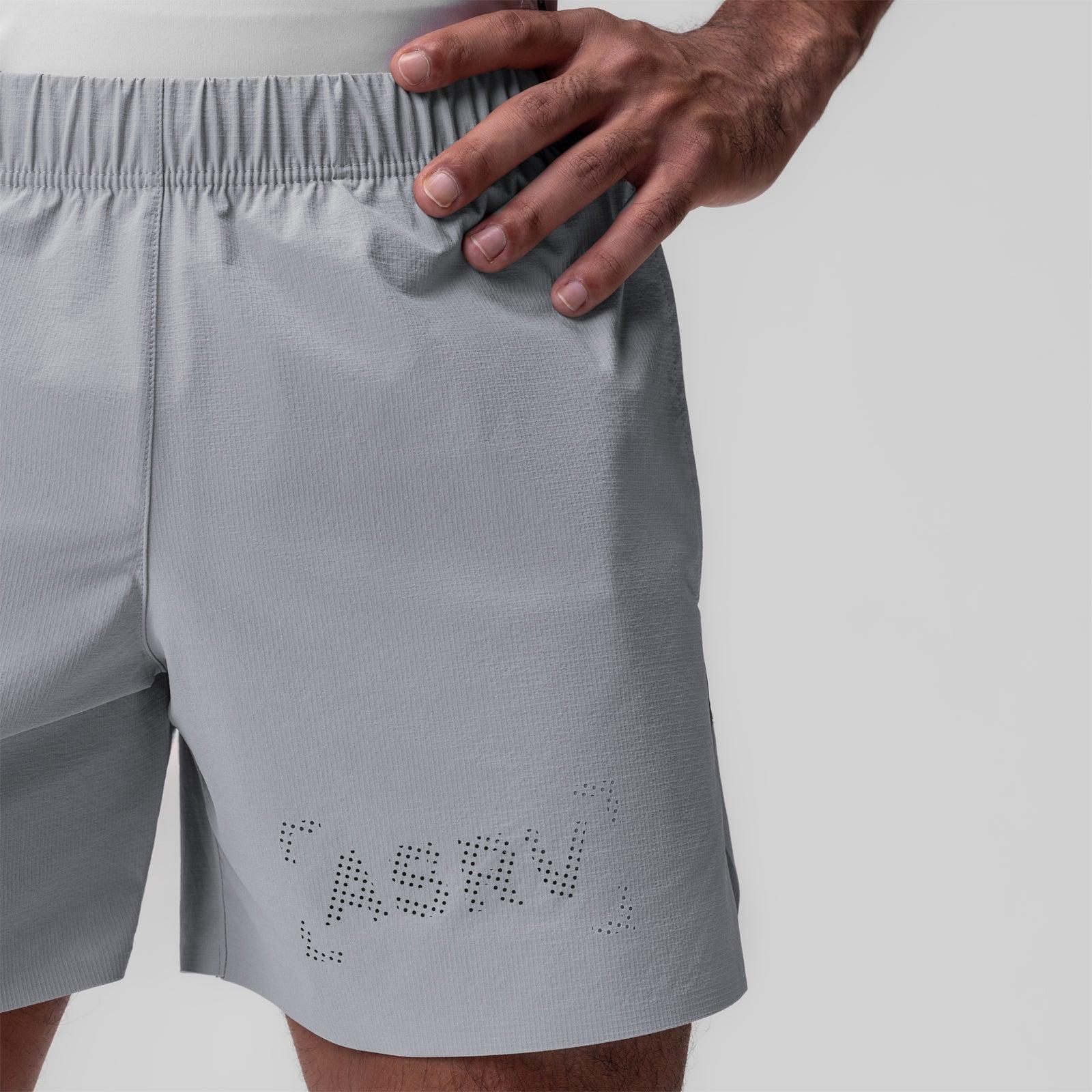 0737. Ripstop 6" Perforated Short - Slate Grey Male Product Image