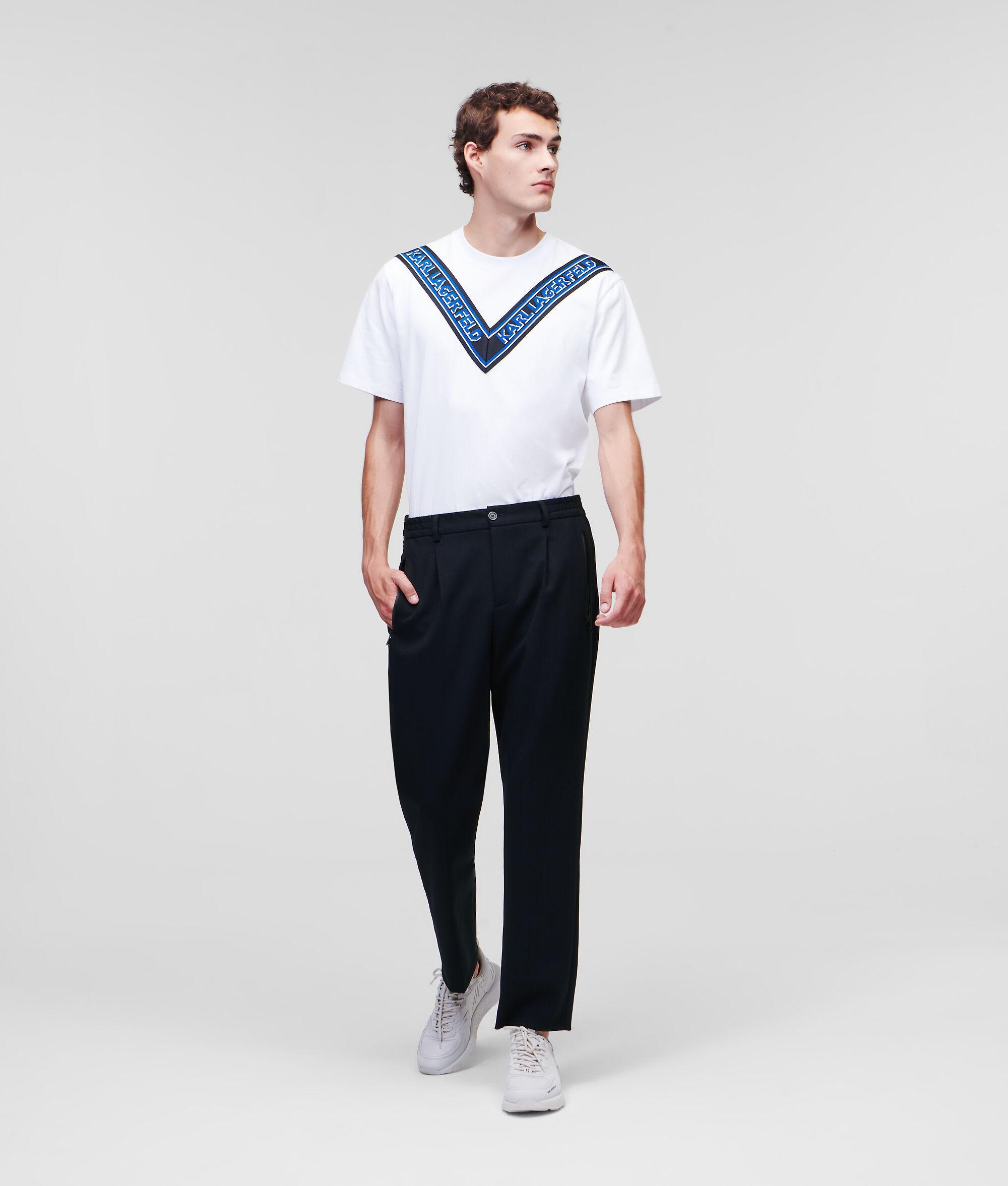TAILORED PANTS WITH ZIPPED POCKETS Product Image