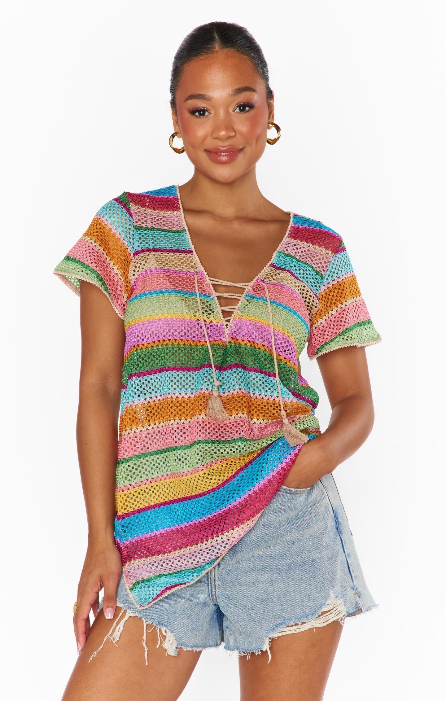 Travel Coverup ~ Multi Crochet Product Image