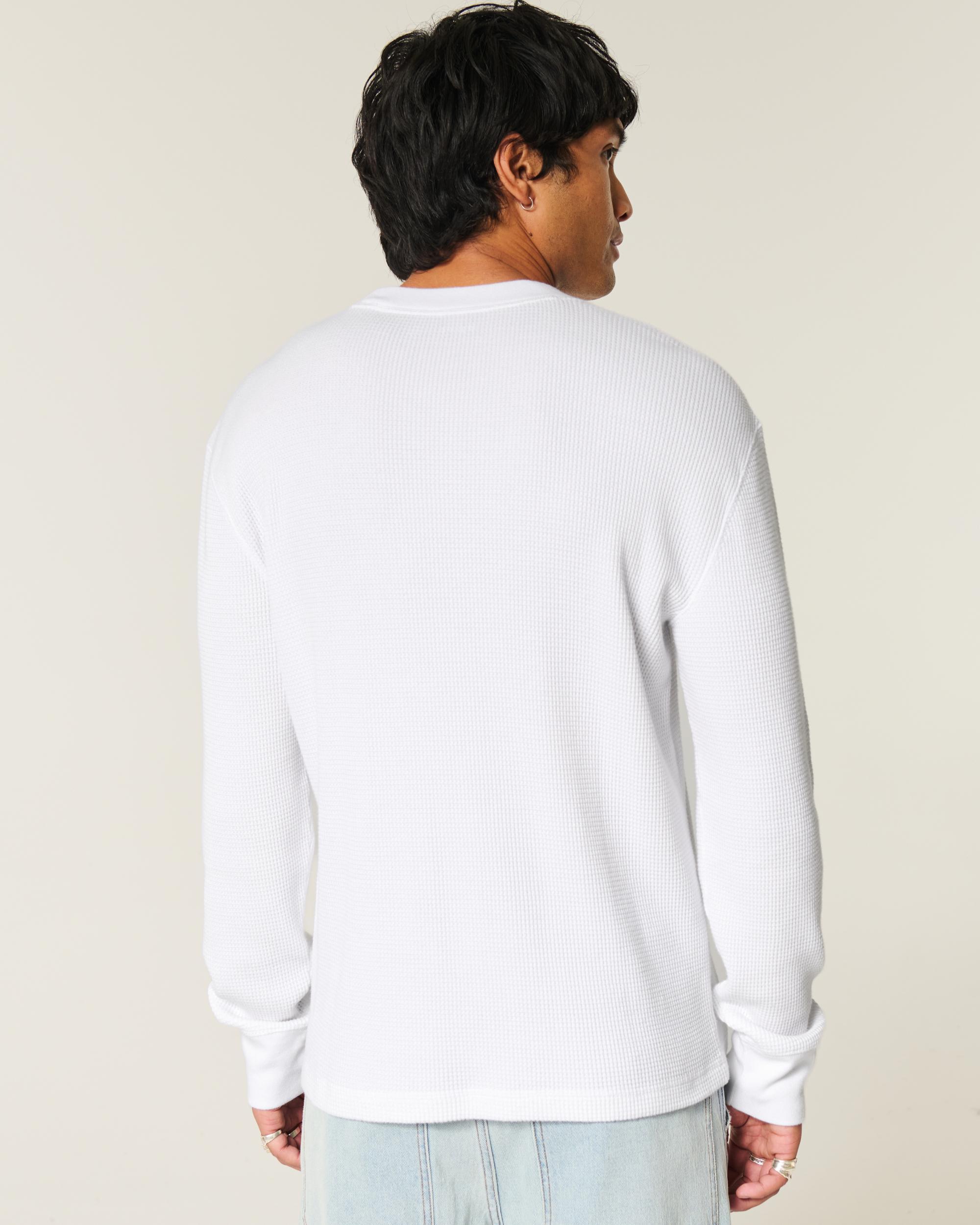 Long-Sleeve Thermal Crew T-Shirt Product Image
