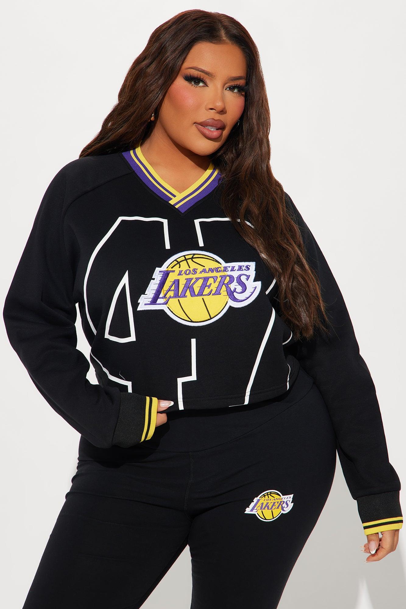 Lakers Courtside Sweatshirt - Black Female Product Image