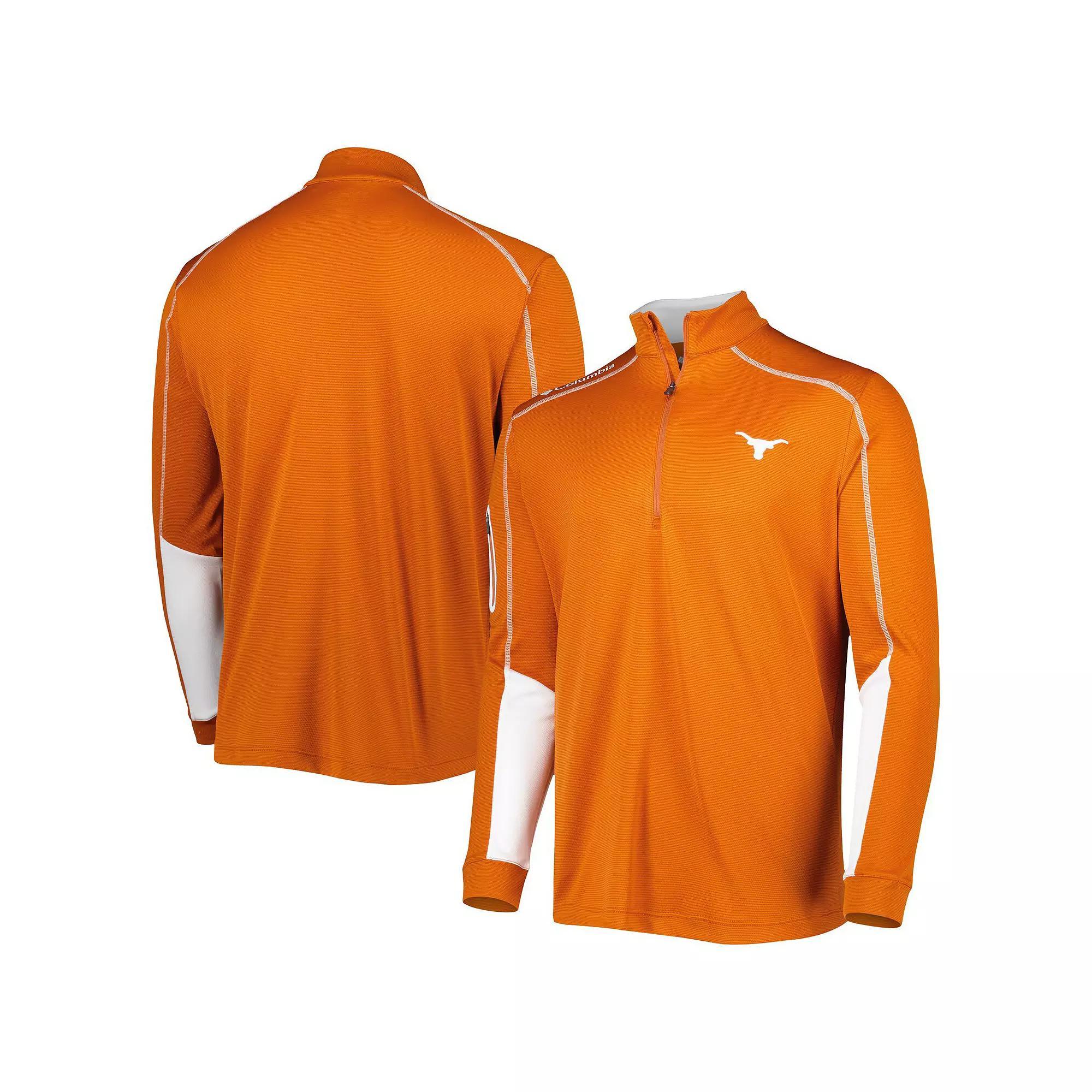 Men's Columbia Texas Orange Texas Longhorns Shotgun 2.0 Omni-Wick Quarter-Zip Jacket,  Product Image
