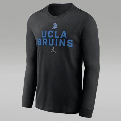 UCLA Sideline Men's Jordan Brand Dri-FIT College Long-Sleeve T-Shirt Product Image