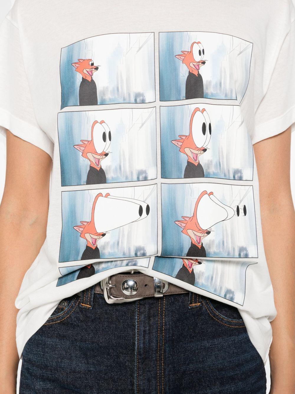 Maeve cartoon-print T-shirt Product Image