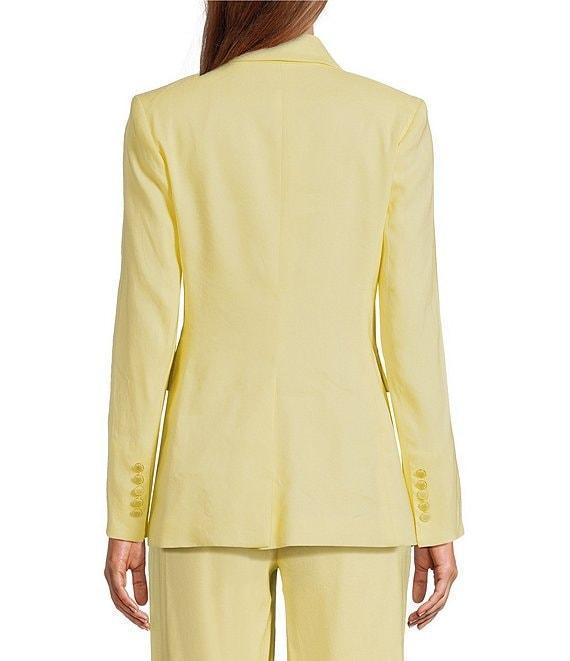 Antonio Melani Aurora Linen Notch Lapel Set-In Sleeve Jacket Product Image