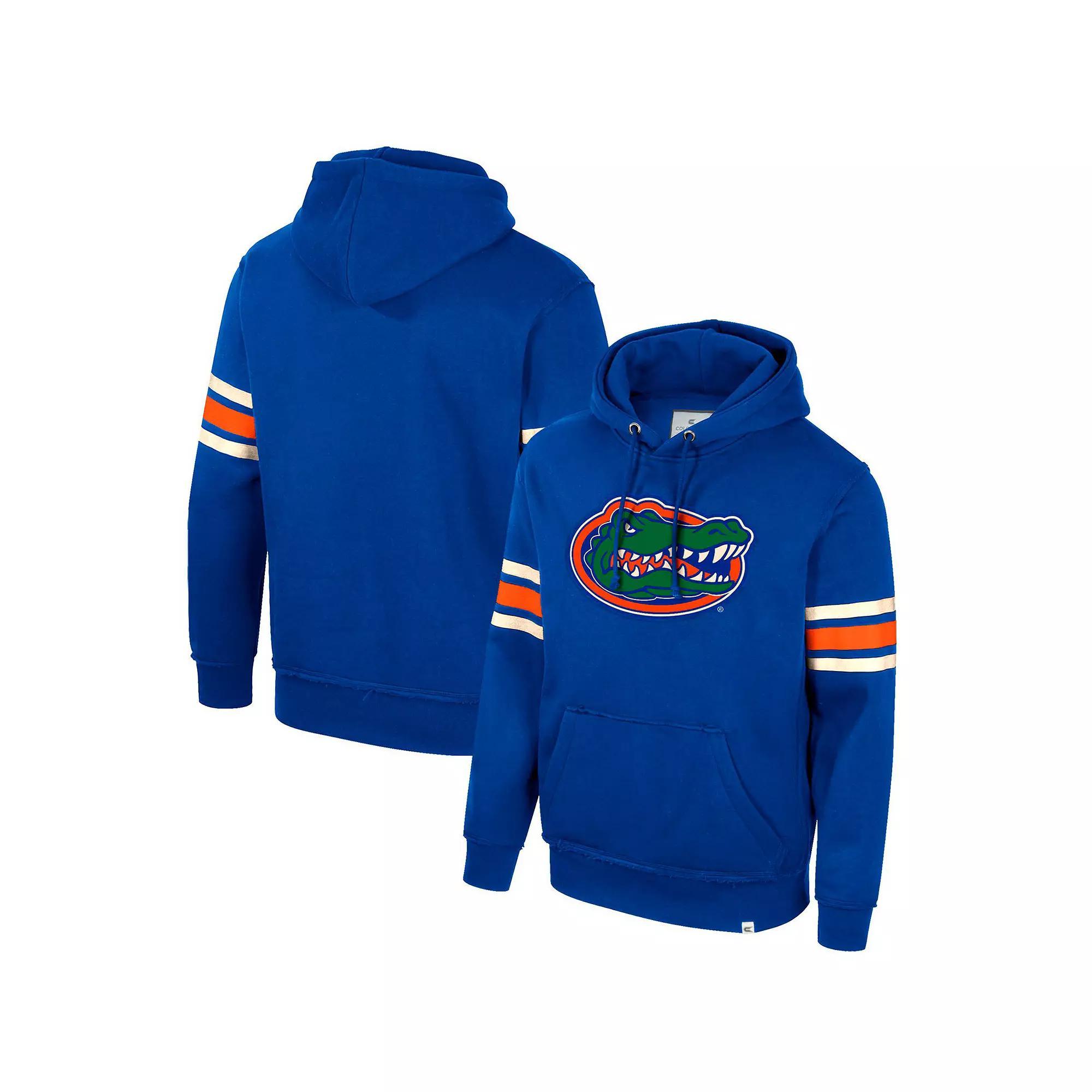 Men's Colosseum Royal Florida Gators Saluting Pullover Hoodie,  Product Image