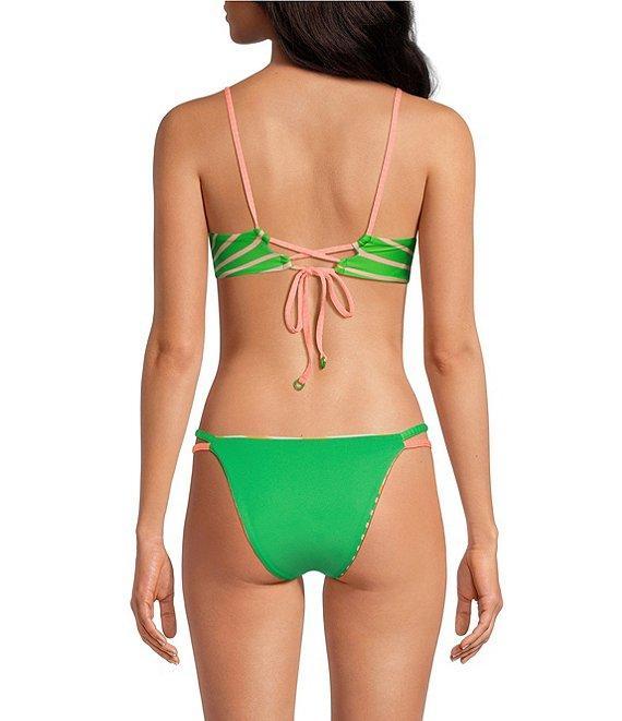 Maaji Stellar Sunrise Colada Reversible Double Tab Side Swim Bottom Product Image