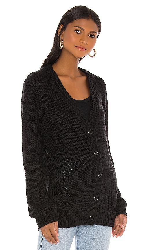 Lovers and Friends Jordyn Oversized Cardigan in Black Product Image