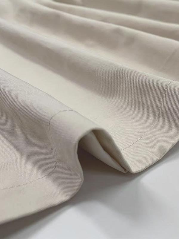 A-Line Loose Belted Buttoned Pockets Tube Maxi Dresses Product Image